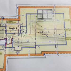 Ground-floor architectural plan for the house extension project in Weybridge
