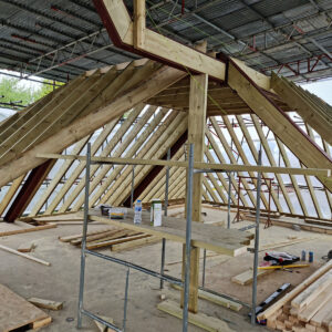 Loft conversion roof framing installed by Croydon-based builders Art & Build Ltd in Weybridge