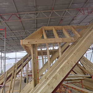 Dormer roof structure constructed by Croydon-based builders during the Weybridge loft conversion