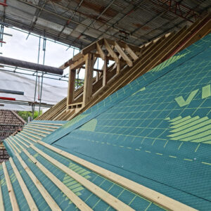 Breathable roof membrane installed in Weybridge by Croydon-based builders Art & Build Ltd