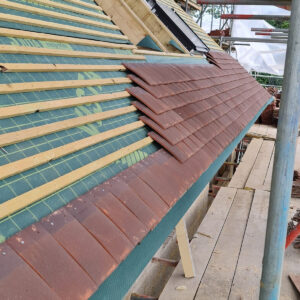 Loft conversion roof valley construction completed by Art & Build Ltd in Weybridge