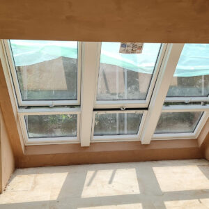 Large roof window installation within the Weybridge loft conversion