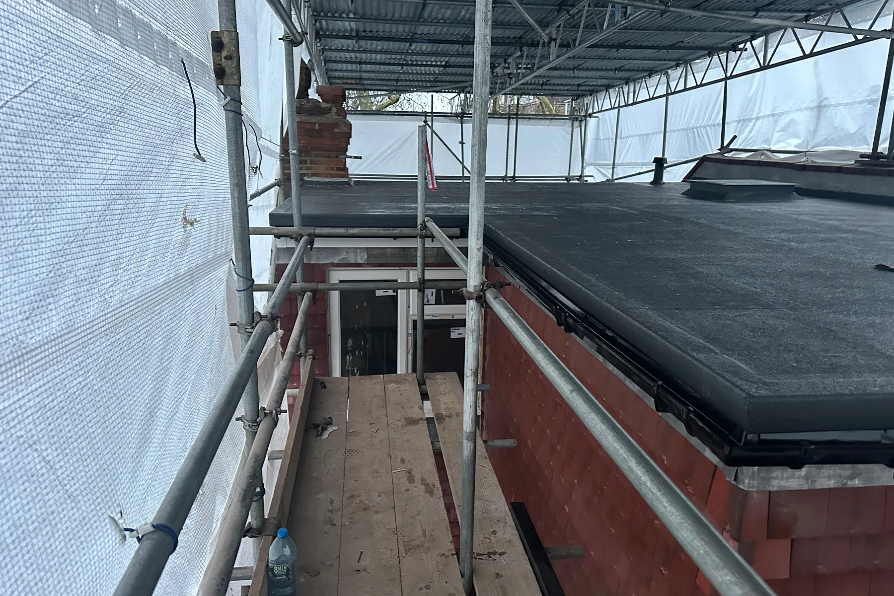 External dormer works during rear dormer loft conversion in Croydon