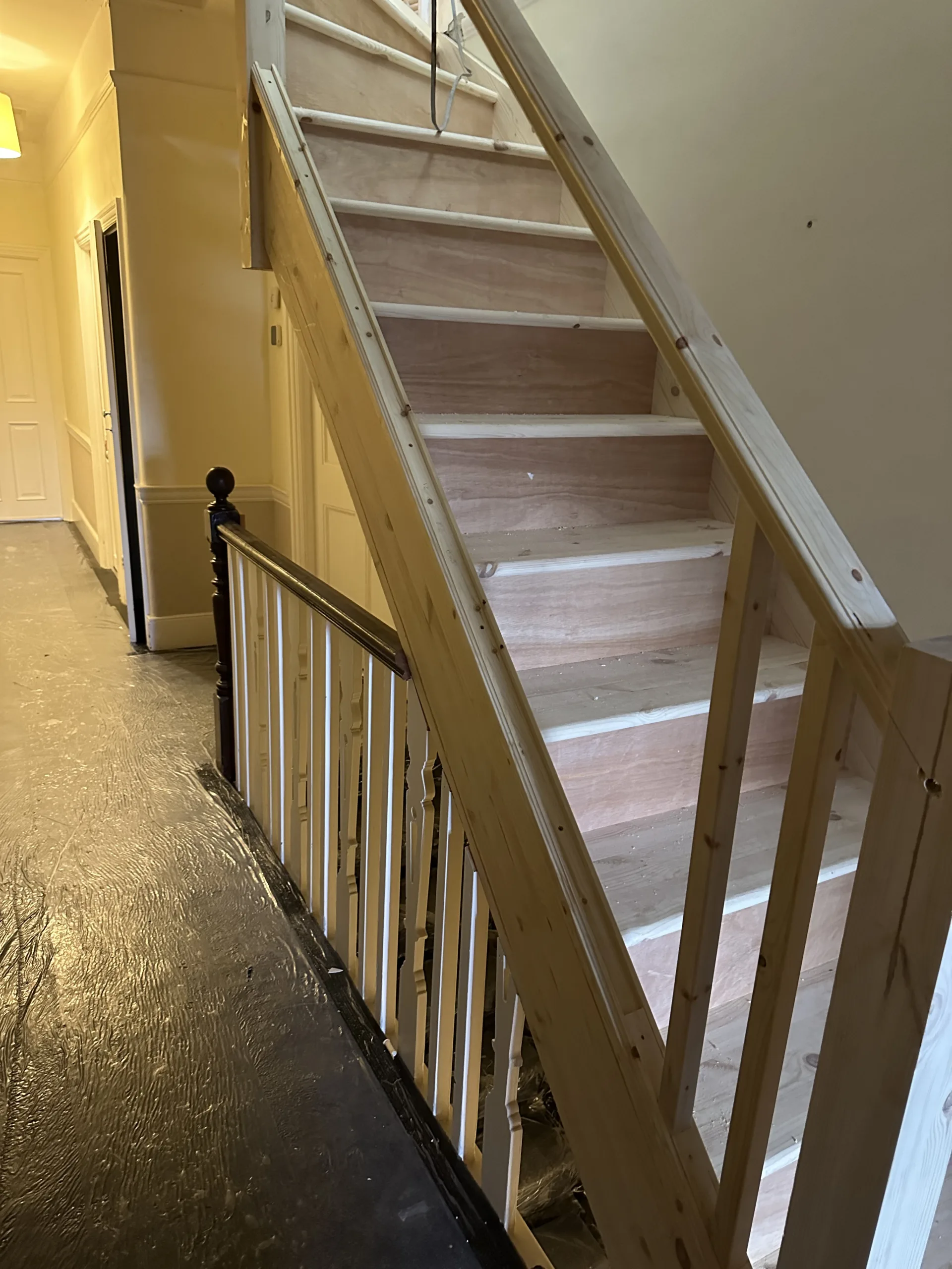 Finished loft staircase installation by Art & Build Ltd in Croydon and South London